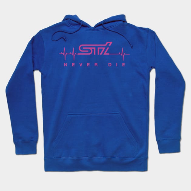 STi Never Die Hoodie by cowyark rubbark